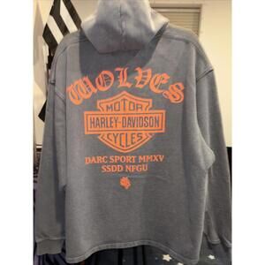 Harley-Davidson Wolves Most Hood In Slate Gray Xl